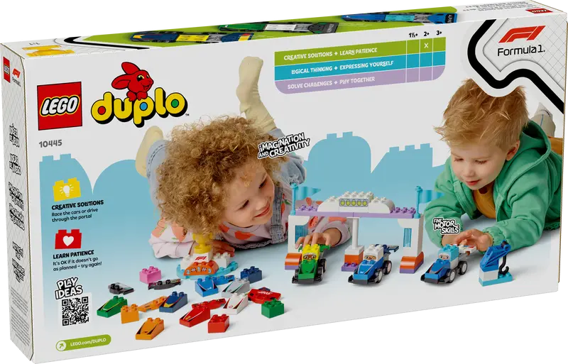 Lego - Duplo Ville - Les voitures de course et les pilotes d'écurie de F1