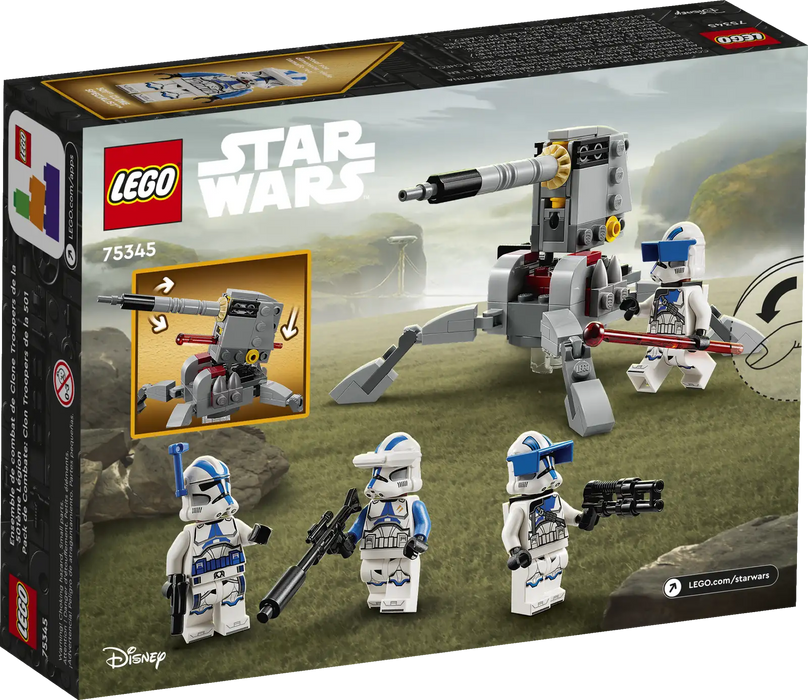 Lego - Star Wars - Ensemble de combat de Clone Troopers de la 501e légion