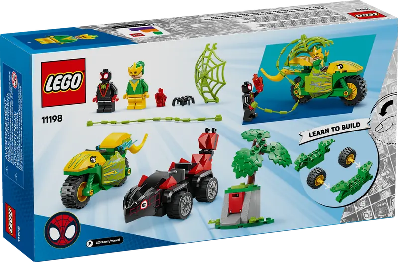Lego - Spidey - La poursuite en dino-véhicules de Spin et Electro - ML