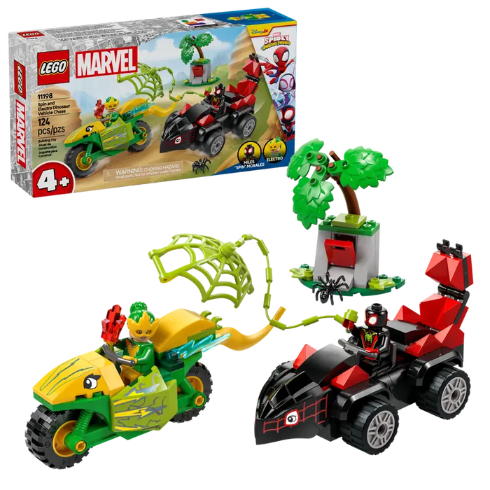 Lego - Spidey - La poursuite en dino-véhicules de Spin et Electro - ML
