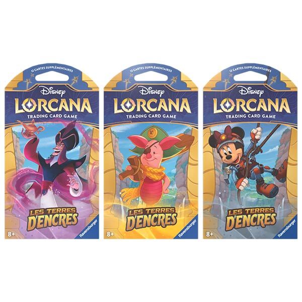 Disney Lorcana : Set 3 - Les Terres d'Encre - Booster Pack sleeved - FR