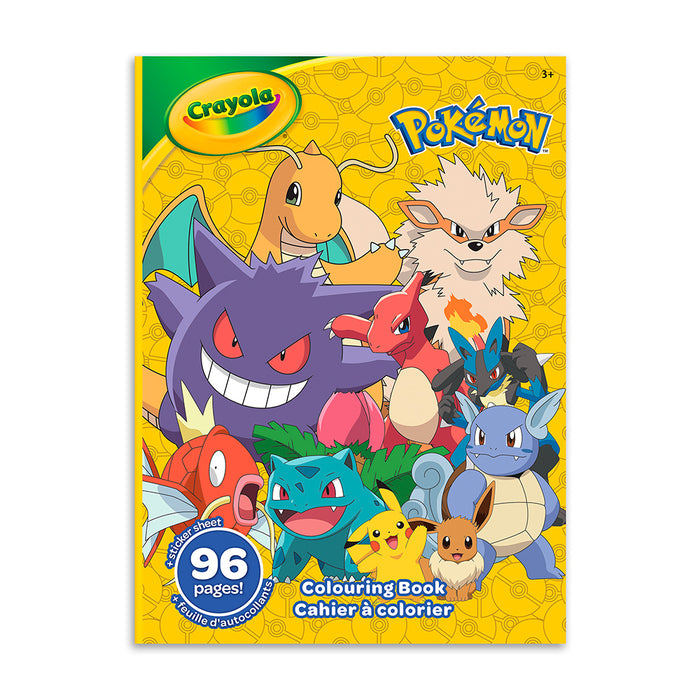 Crayola - Livre à colorier 96 pages - Pokémon