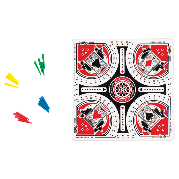 Rustik - Jeu de Parcheesi / Tock de voyage