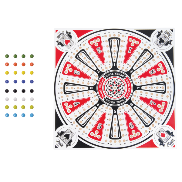 Rustik - Jeu de Parcheesi / Tock - 8 joueurs - 20 pouces