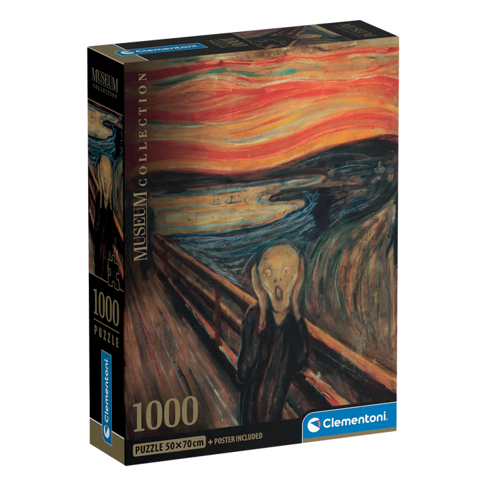 Puzzle Clementoni - Le cri - Munch - Museum Collection - 1000 pcs