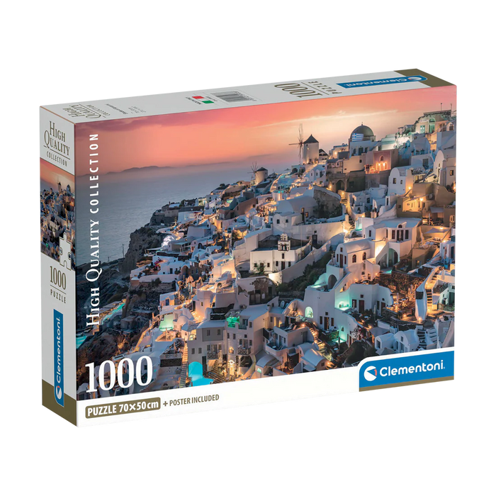 Puzzle Clementoni - Nuances de Santorini - 1000 pcs
