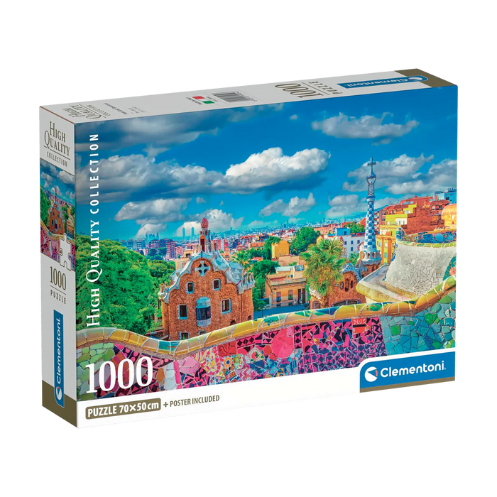 Puzzle Clementoni - Parc Güell, Barcelone - 1000 pcs