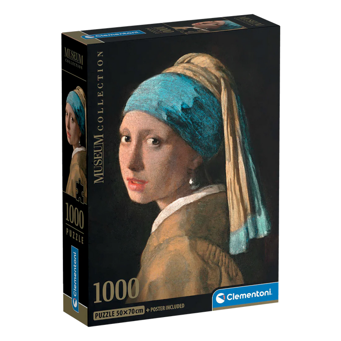 Puzzle Clementoni - La jeune fille à la perle - Vermeer - Museum Collection - 1000 pcs