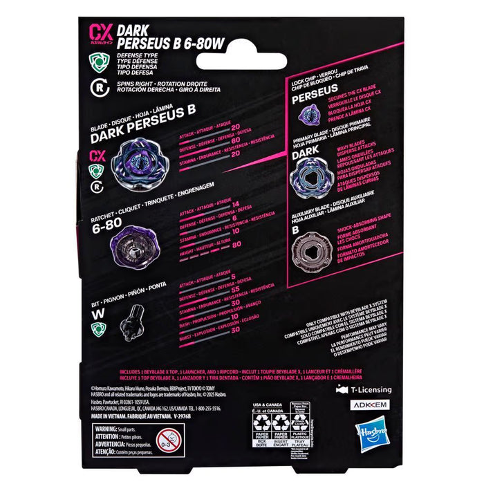 Beyblade X - Dark Perseus B 6-80W