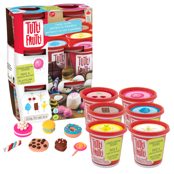 Tutti Frutti - 6 pots - Parfums de friandises