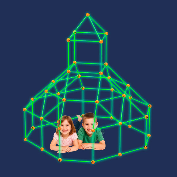 Fort fantastique luminescent - 72 pièces