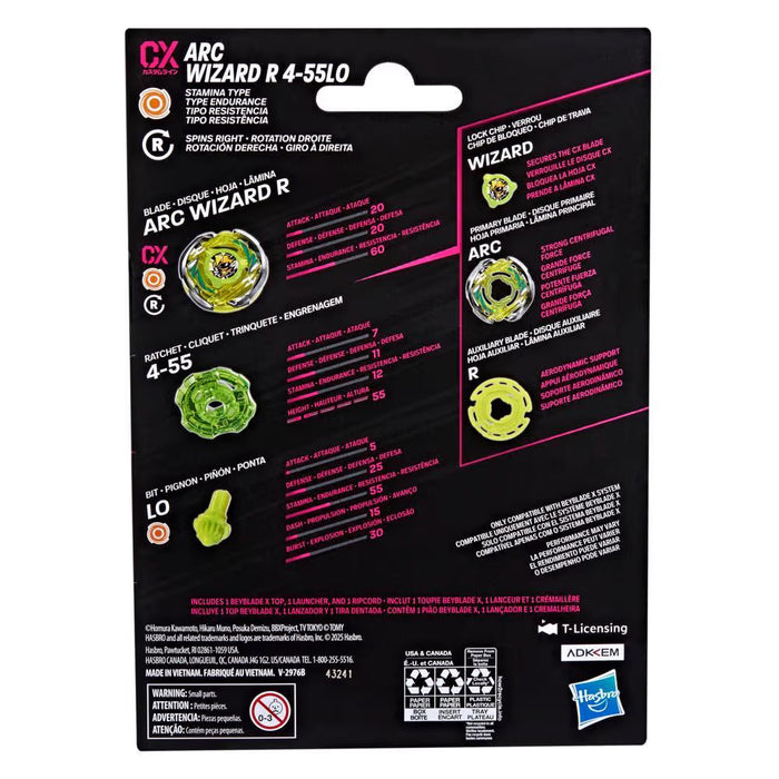 Beyblade X - Arc Wizard R 4-55L0