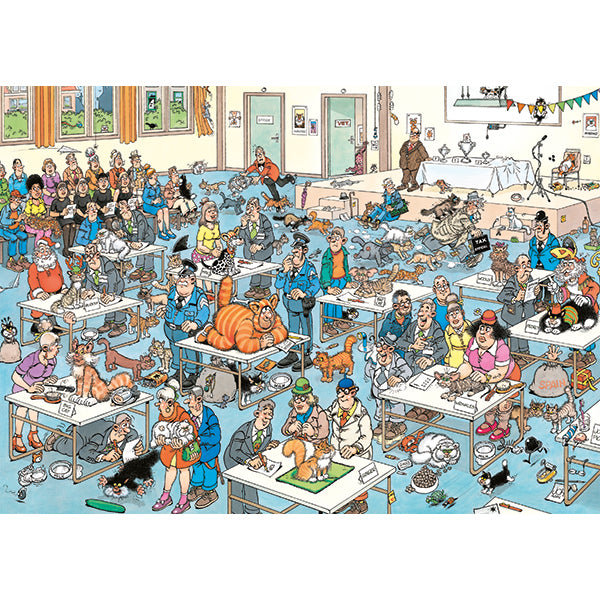 Puzzle - Jan van Haasteren - Concours de beauté félin 2000 pcs