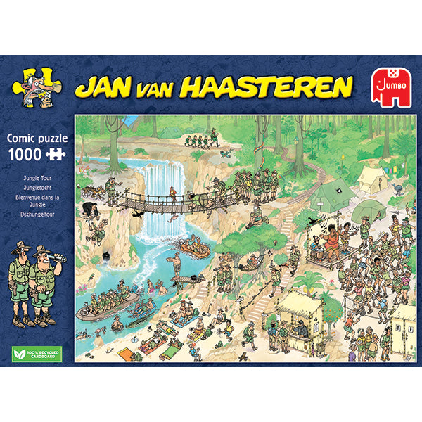 Puzzle - Jumbo - Bienvenue dans la jungle - Jan van Haasteren - 1000 pcs