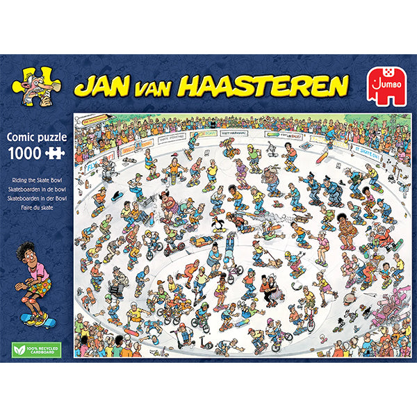 Puzzle - Jumbo - Faire du Skate - Jan van Haasteren - 1000 pcs