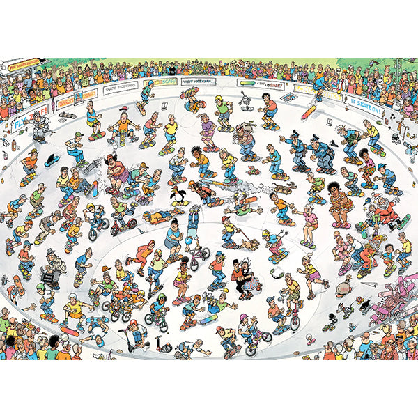 Puzzle - Jumbo - Faire du Skate - Jan van Haasteren - 1000 pcs