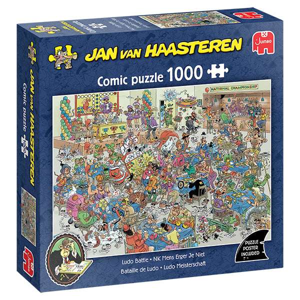 Puzzle - Jumbo - Bataille de Ludo - Jan van Haasteren - 1000 pcs