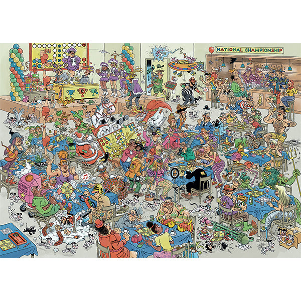 Puzzle - Jumbo - Bataille de Ludo - Jan van Haasteren - 1000 pcs