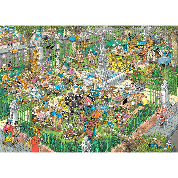Puzzle - Jumbo - Barbecue party - Jan van Haasteren - 1000 pcs