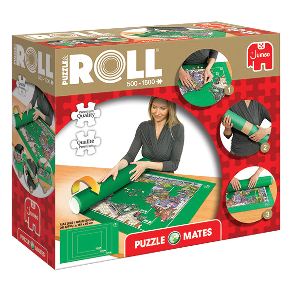 Puzzle & Roll - Jumbo - Tapis pour casse-tête Jusqu'à 1500 pcs