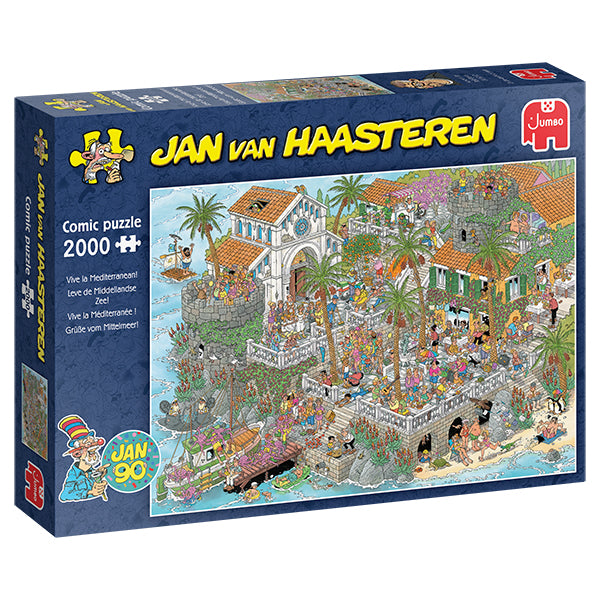 Puzzle - Jan van Haasteren - Vive la méditerranée ! - 2000 pcs