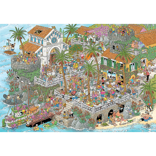 Puzzle - Jan van Haasteren - Vive la méditerranée ! - 2000 pcs