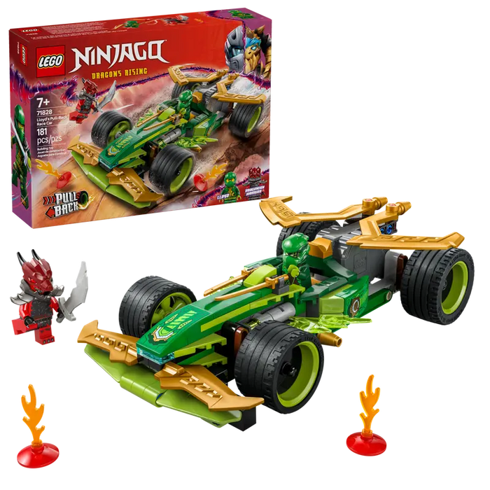 Lego - Ninjago - La voiture de course à rétrofriction de Lloyd - ML