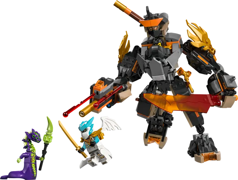 LEGO - Ninjago - 71854 - Le robot de mission de Cole contre Zane dragon