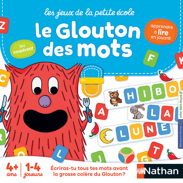 Nathan - La petite école, le Glouton des mots - Fr