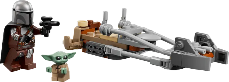 LEGO - Star Wars - 75436 - Le Mandalorien et la motojet de Grogu