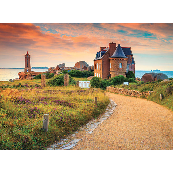 Puzzle - Nathan - Vers le phare de Ploumanac'h, Bretagne - 500 pcs