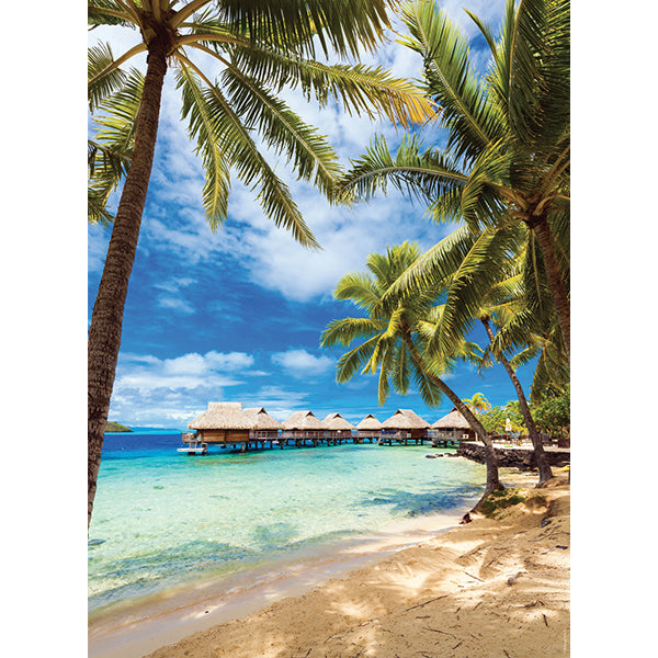 Puzzle - Nathan - Plage de Bora-Bora, Polynésie Française - 500 pcs