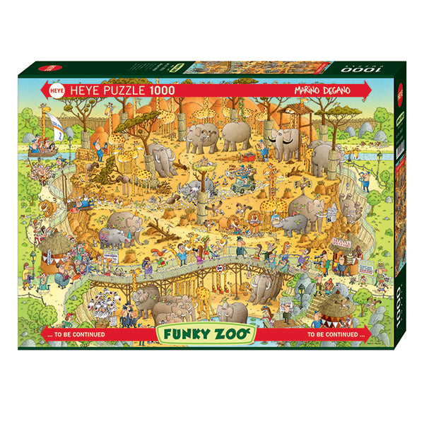 Puzzle - Heye - Degano - African Habitat - 1000 pcs