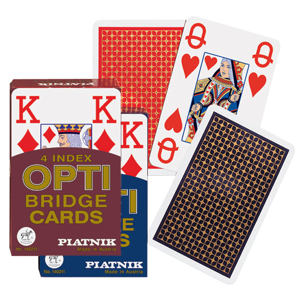 Cartes à jouer - Piatnik - Opti - Format Bridge