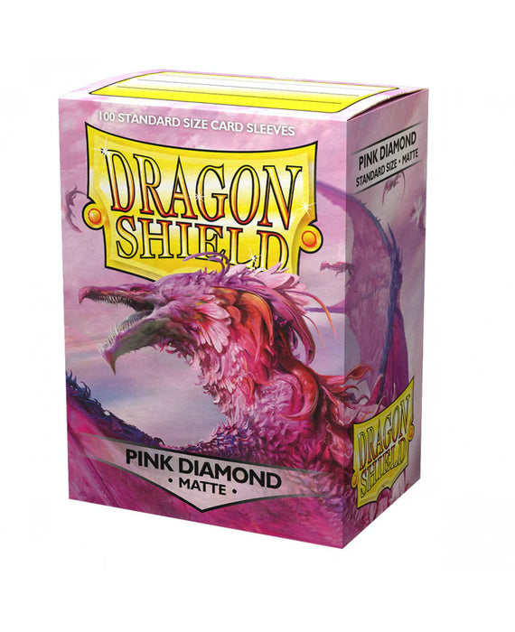 Protège-Cartes (Sleeves): Dragon Shield Matte : Pink Diamond (100)