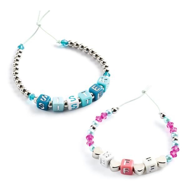 Djeco - Perles Alphabet - Argent