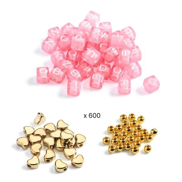 Djeco - Perles Alphabet - Or