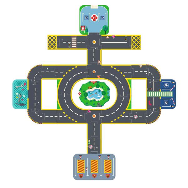 Crazy Motors - Puzzl'Up Ville géant (33mcx)