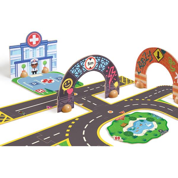Crazy Motors - Puzzl'Up Ville géant (33mcx)