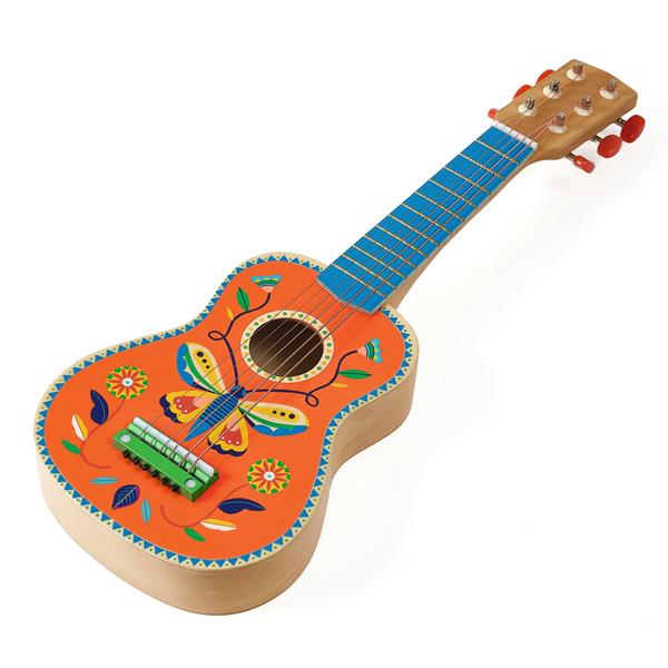 Djeco - Animambo - Guitare 6 cordes métalliques - Petit modèle