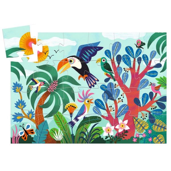 Djeco - Puzzle silhouette - Coco le Toucan