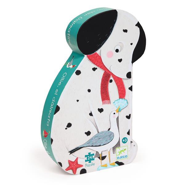 Puzzle Silhouette - Ollie, le dalmatien - 24 pcs