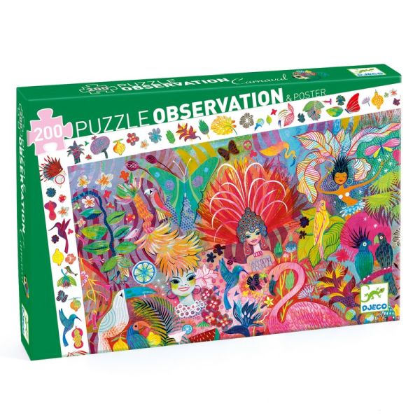 Puzzle observation - Carnaval de Rio - 200 pcs