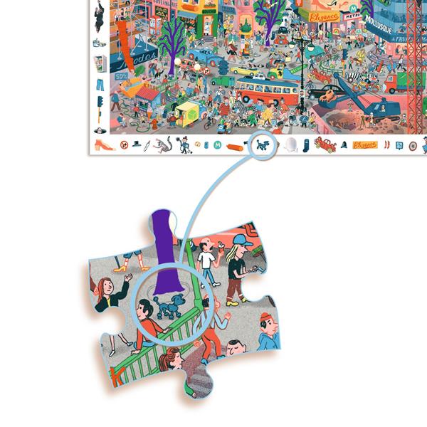 Puzzle observation - La ville - 200 pcs