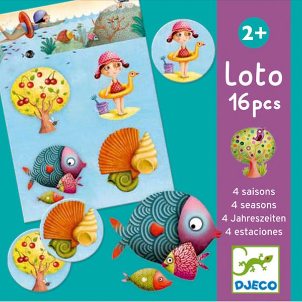 Djeco - Loto 4 saisons - FR