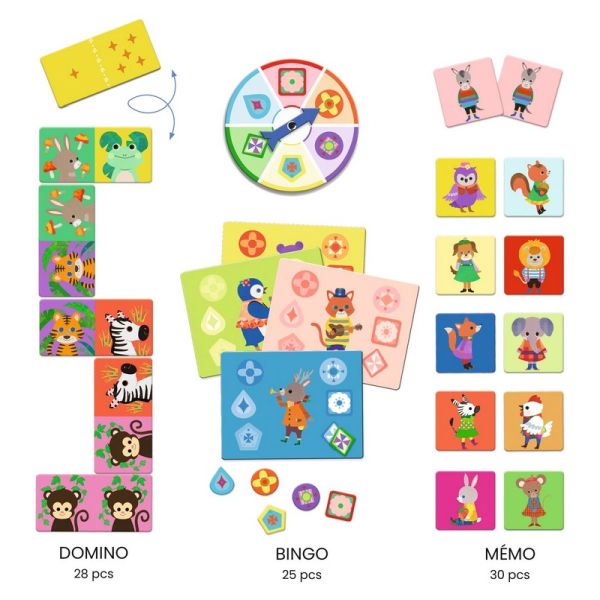 Bingo Memo Domino - Les p'tits copains