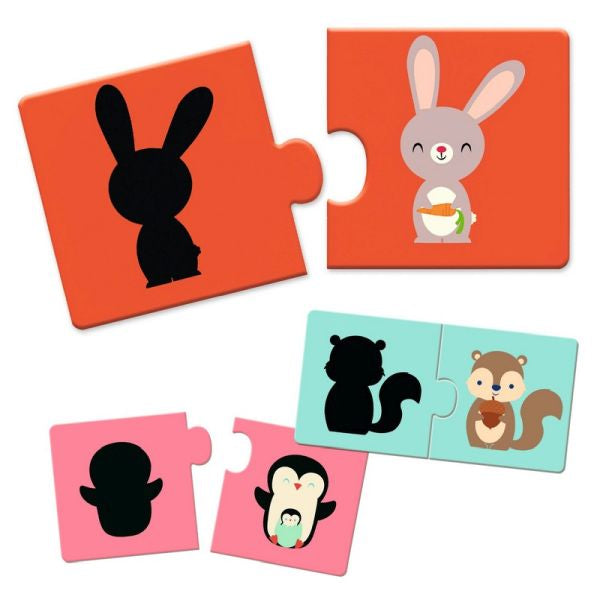 Djeco - Puzzle Duo - Ombres