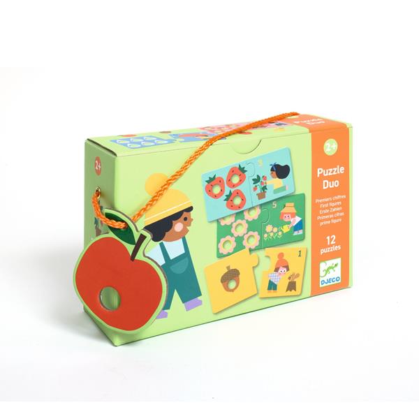 Djeco - Puzzle Duo - Premiers chiffres