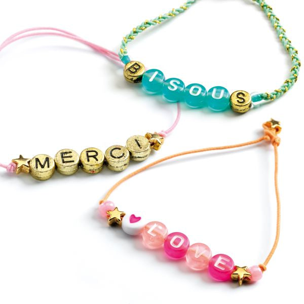 Djeco - Perles en bois - Alphabet