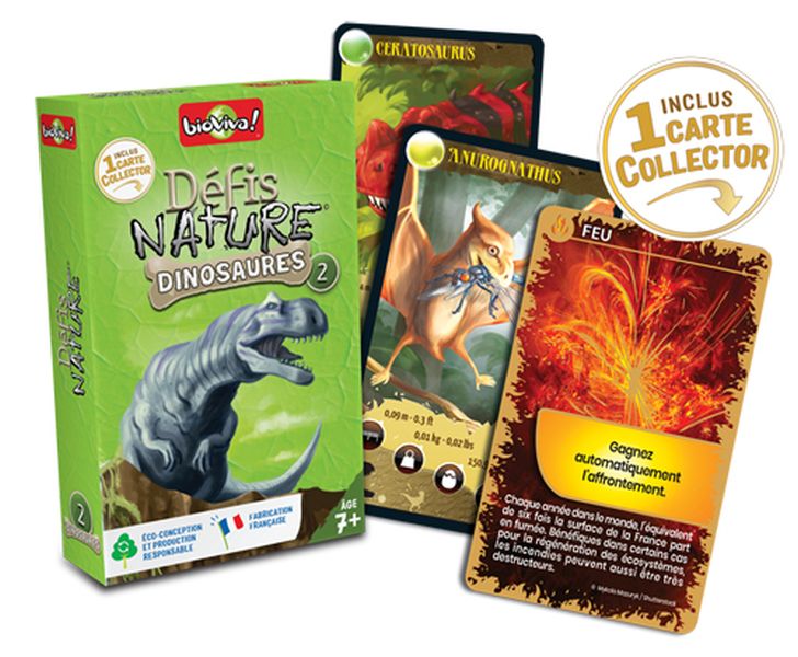 Défis nature - Dinosaures 2 (vert) - FR